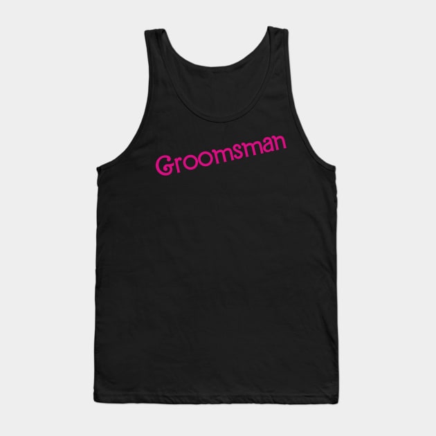 Groomsman Barbie Tank Top by byb